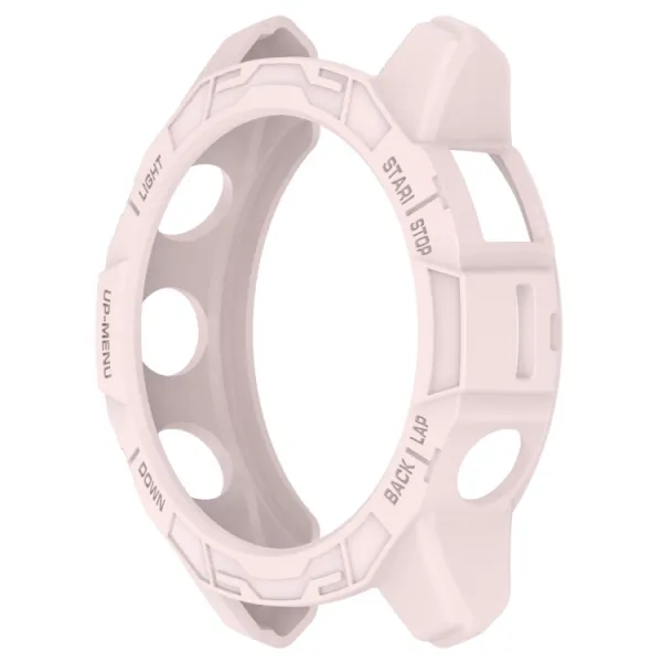 TPU HALF COVER Obal pre Garmin Fenix 7S / Fenix 7S Pro ružový