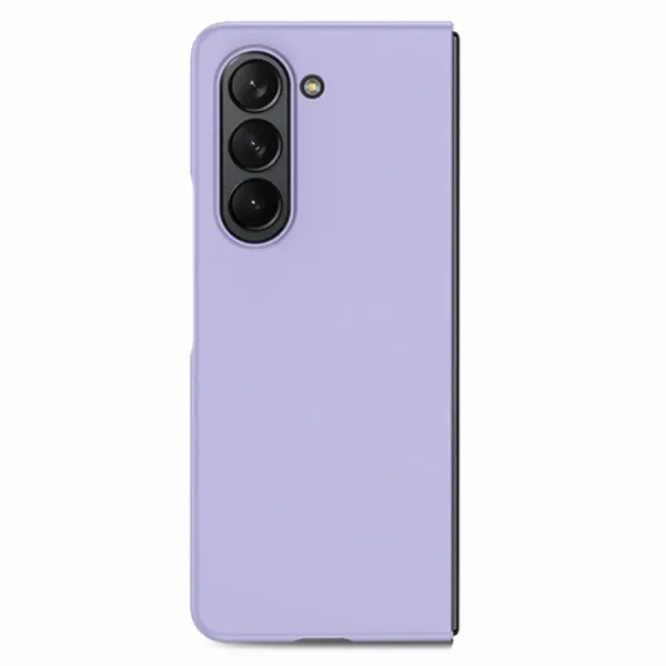 EXTRA PC Plastový kryt so sklom pre vonkajší displej Samsung Galaxy Z Fold5 5G  fialový