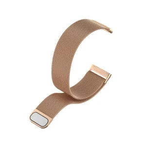 MILANESE Kovový remienok pre Fitbit Versa 4 / 3 ružovozlatý