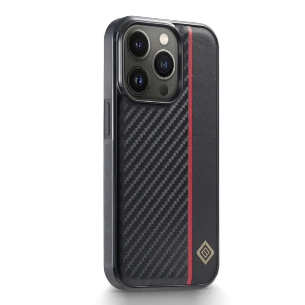 CARBONIC Ochranný obal pre Apple iPhone 13 Pro čierny