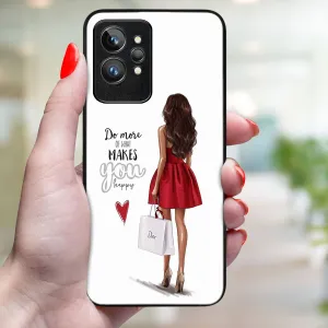 MY ART Ochranný kryt Realme GT2 Pro RED DRESS (137)