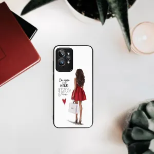 MY ART Ochranný kryt Realme GT2 Pro RED DRESS (137)