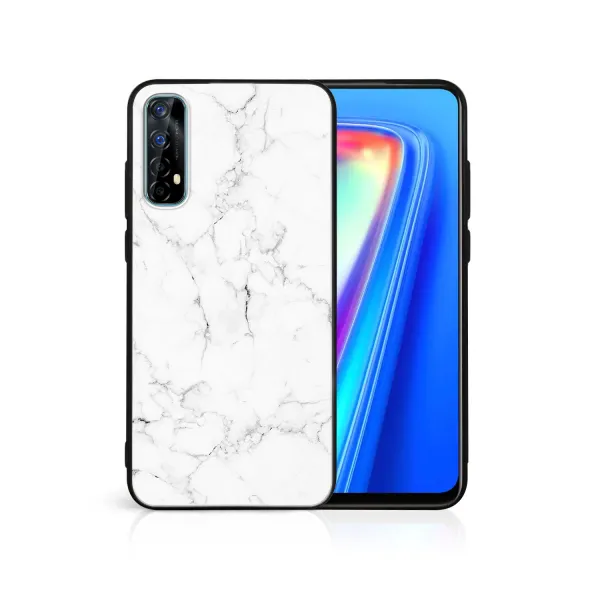 MY ART Ochranný kryt Realme 7 WHITE MARBLE (144)