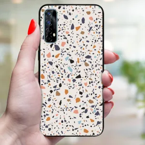 MY ART Ochranný kryt Realme 7 BEIGE TERRAZZO (162)
