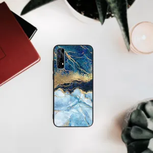MY ART Ochranný kryt Realme 7 BLUE MARBLE (141)