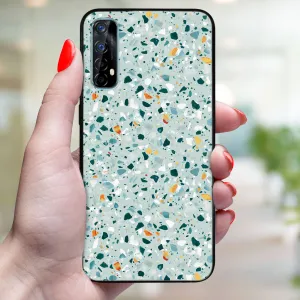 MY ART Ochranný kryt Realme 7 BLUE TERRAZZO (164)