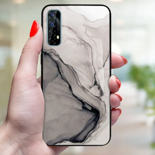 MY ART Ochranný kryt Realme 7 BLACK INK (146)