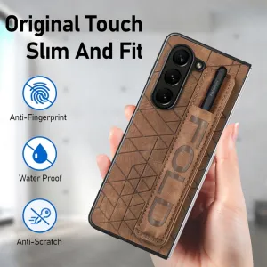 JSM RETRO Ochranný obal pre Samsung Galaxy Z Fold5 5G modrý