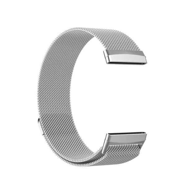 MILANESE Kovový remienok pre Fitbit Versa 4 / 3 strieborný