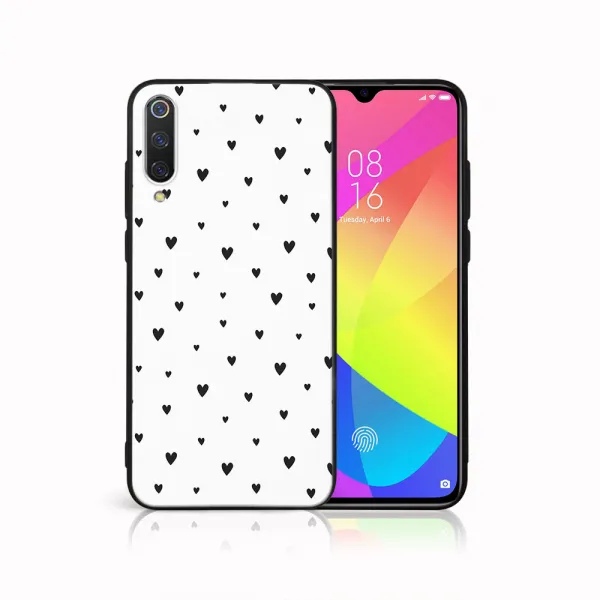 MY ART Ochranný kryt Xiaomi Mi 9 BLACK HEARTS (167)