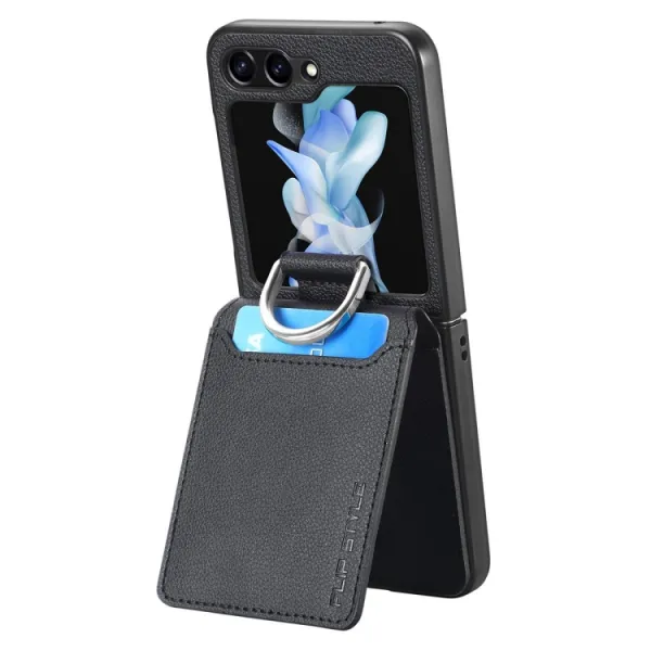 JSM CARD Kryt s priehradkami pre karty Samsung Galaxy Z Flip5 5G béžový