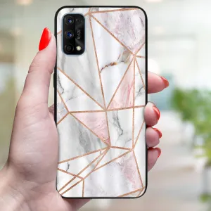 MY ART Ochranný kryt Realme 7 Pro PINK MARBLE (143)