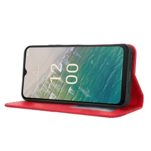BUSINESS Peňaženkový kryt pre Nokia C32 červený