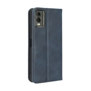 BUSINESS Peňaženkový kryt pre Nokia C32 modrý