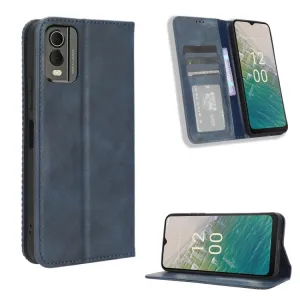 BUSINESS Peňaženkový kryt pre Nokia C32 modrý