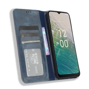 BUSINESS Peňaženkový kryt pre Nokia C32 modrý