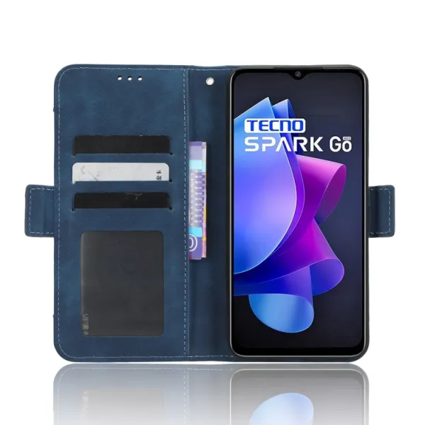 SLOT Peňaženkový obal pre Tecno Spark Go 2023 modrý