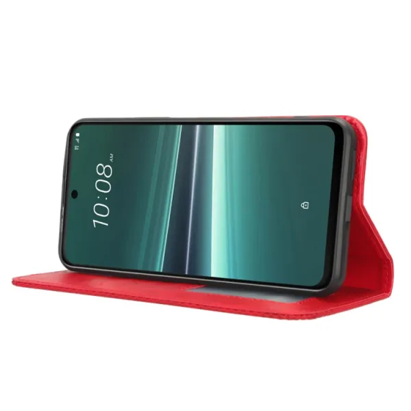 BUSINESS Peňaženkový kryt pre HTC U23 Pro červený