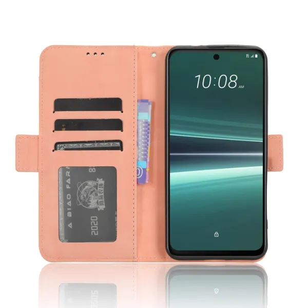 SLOT Peňaženkový obal pre HTC U23 Pro ružový