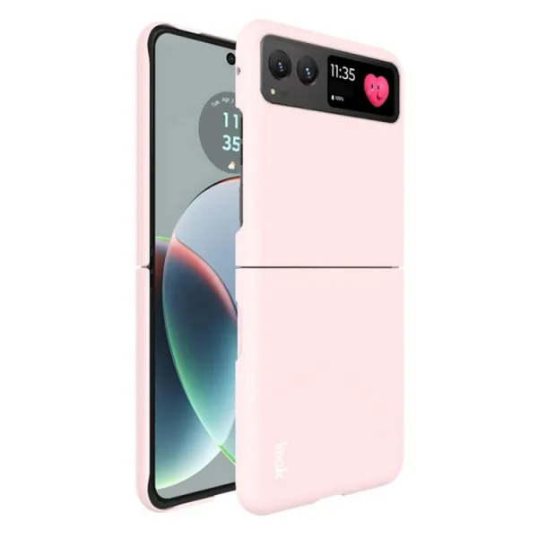 IMAK JS-2 Plastový kryt pre Motorola Razr 40 ružový