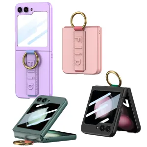 GKK BAND Kryt s držiakom pre Samsung Galaxy Z Flip5 5G CARBON