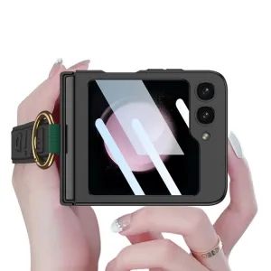 GKK BAND Kryt s držiakom pre Samsung Galaxy Z Flip5 5G CARBON
