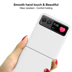 IMAK JS-2 Plastový kryt pre Motorola Razr 40 biely