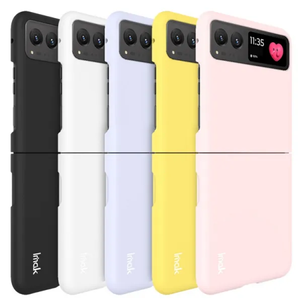 IMAK JS-2 Plastový kryt pre Motorola Razr 40 biely