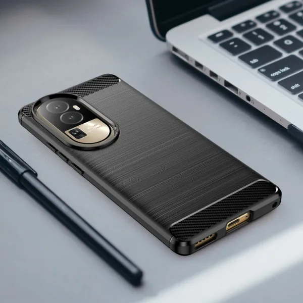 FLEXI TPU Kryt pre Oppo Reno10 5G / Reno 10 Pro 5G čierny