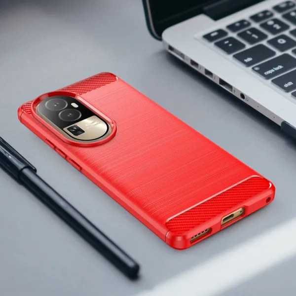 FLEXI TPU Kryt pre Oppo Reno10 5G / Reno 10 Pro 5G červený