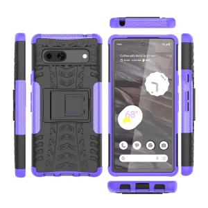 STAND Extra odolný obal Google Pixel 7a fialový