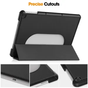 LEATHER Zaklápací kryt pre Google Pixel Tablet čierny