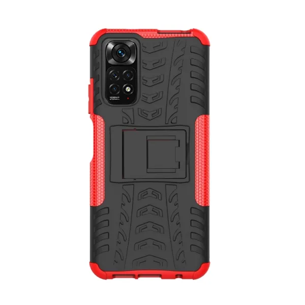 STAND Extra odolný obal Xiaomi Redmi Note 12S červený