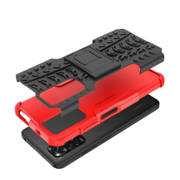STAND Extra odolný obal Xiaomi Redmi Note 12S červený