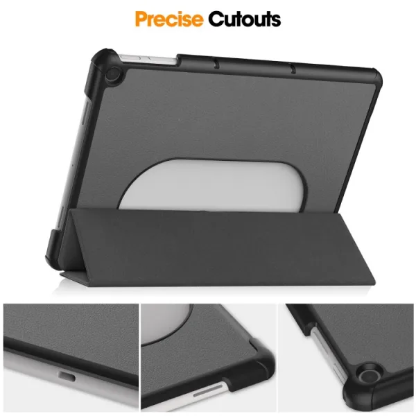 LEATHER Zaklápací kryt pre Google Pixel Tablet šedý
