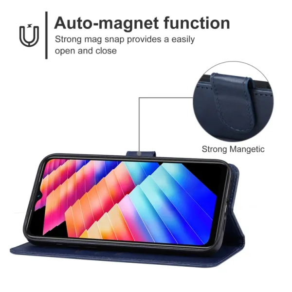SMOOTH Peňaženkové puzdro pre Infinix Hot 30i modré