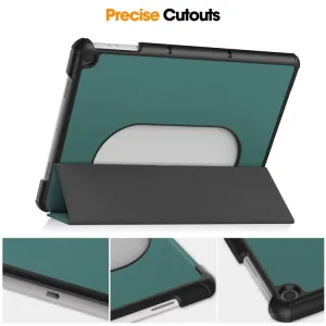 LEATHER Zaklápací kryt pre Google Pixel Tablet zelený