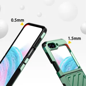 CONTRAST Odolný kryt pre Samsung Galaxy Z Flip5 5G zelený