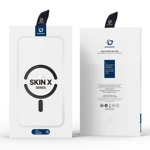 DUX X PRO Zaklápacie puzdro s MagSafe pre Apple iPhone 15 Pro Max čierne