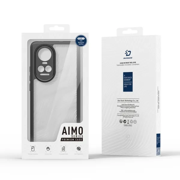 DUX AIMO Ochranný kryt pre Oppo Reno10 5G / Reno10 Pro 5G čierny