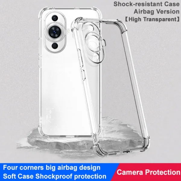 IMAK Ochranný silikónový kryt Huawei nova 11 priehľadný