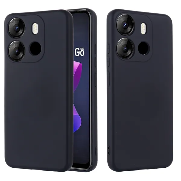 RUBBER Ochranný kryt pre Tecno Spark Go 2023 čierny
