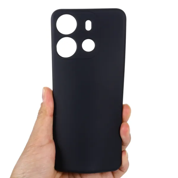 RUBBER Ochranný kryt pre Tecno Spark Go 2023 čierny