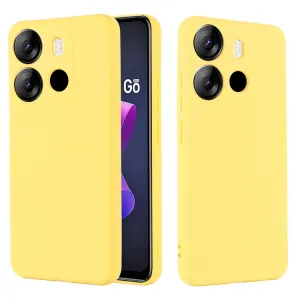 RUBBER Ochranný kryt pre Tecno Spark Go 2023 žltý