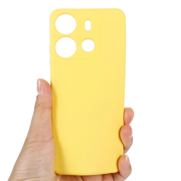 RUBBER Ochranný kryt pre Tecno Spark Go 2023 žltý