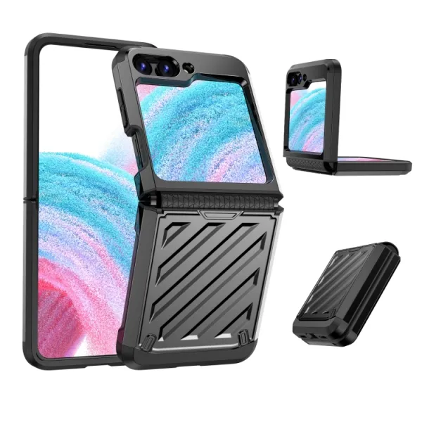 CONTRAST Odolný kryt pre Samsung Galaxy Z Flip5 5G čierny