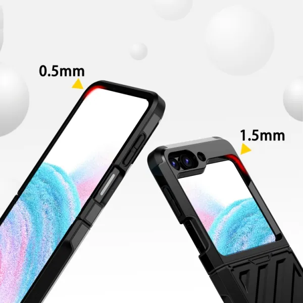 CONTRAST Odolný kryt pre Samsung Galaxy Z Flip5 5G čierny