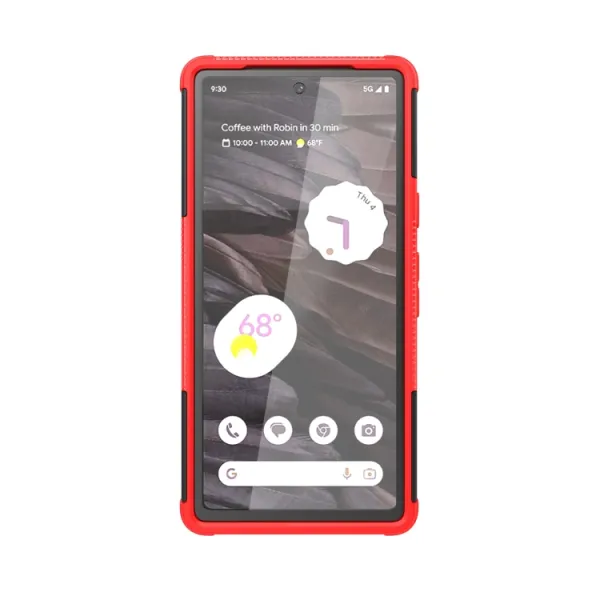 STAND Extra odolný obal Google Pixel 7a červený