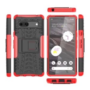STAND Extra odolný obal Google Pixel 7a červený