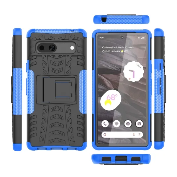 STAND Extra odolný obal Google Pixel 7a modrý